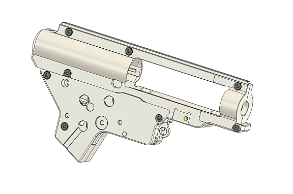 CNC Split Gearbox SR25 (8mm) - QSC