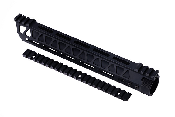 CNC handguard AR15 M-LOK - A 2in1