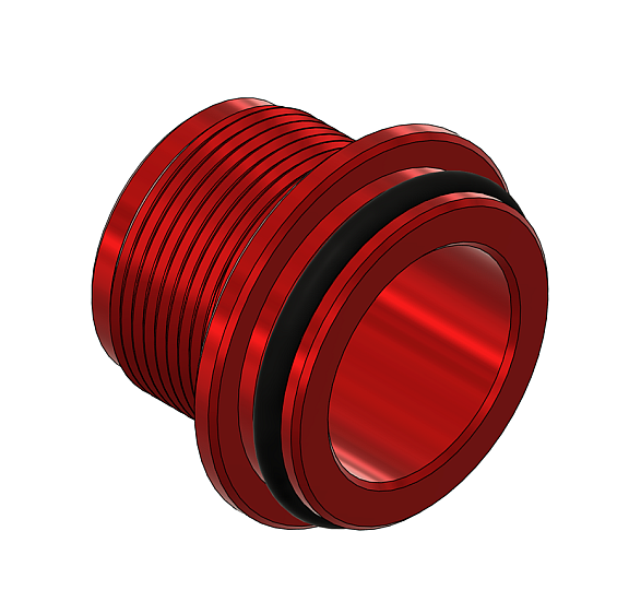 CNC adjustable nozzle shaft for Hop chamber AR15 ULTRA, diameter 11.2 mm