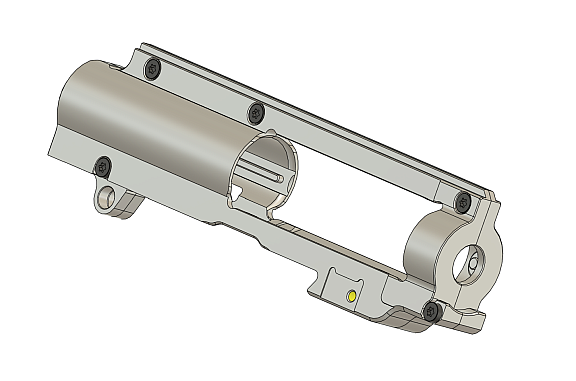CNC Upper split gearbox V2 (8mm) - QSC 2025