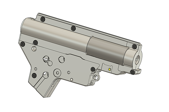 CNC split gearbox V2 DSG, TSG (8mm) - QSC
