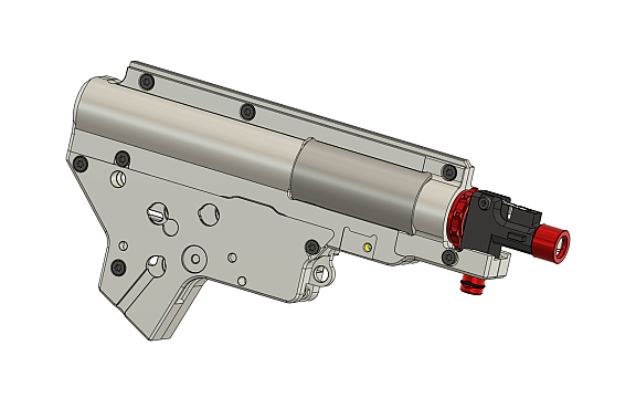 CNC Split Gearbox DSG, TSG with int. Hop Up Chamber ULTRA