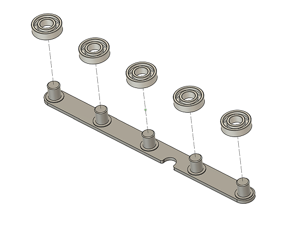 Bearing Rail for V2 DSG Gearboxes