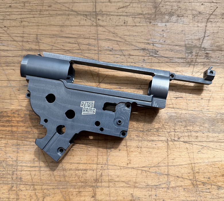 RETRO ARMS CNC 強化ギアボックス TM NGRS 次世代 M4 CNC gearbox M4,416 TM NGRS (8mm) | CNC Receiver, CNC gearbox, CNC