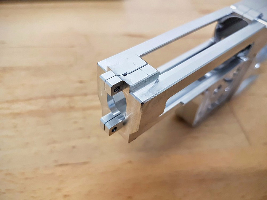 Prototype of new generation P90 gearbox | CNC Receiver, CNC