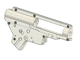 CNC Split Gearbox SR25 (8mm) - QSC