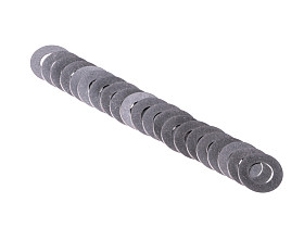 INOX Shim set 0,1mm - Ø4mm