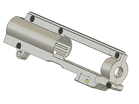 CNC Upper split gearbox V2 (8mm) - QSC 2025