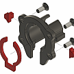 CNC Steel Buffer tube mount QSC